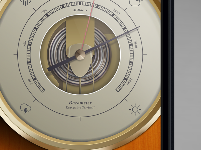 Barometer App Design Concept